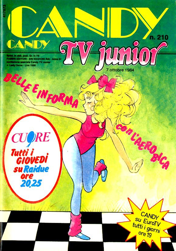 Sergio Frigerio - Candy Candy n. 210 (originale di copertina), matita, tempera e acquerello su ca...