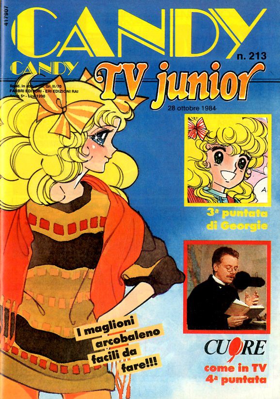 Sergio Frigerio - Candy Candy n. 213 (originale di copertina)