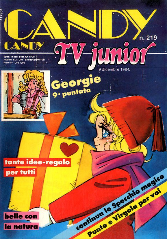 Sergio Frigerio - Candy Candy n. 219 (originale di copertina), 1984