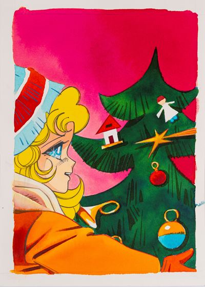 Candy Candy n. 221 — matita, tempera e acquerello su cartoncino