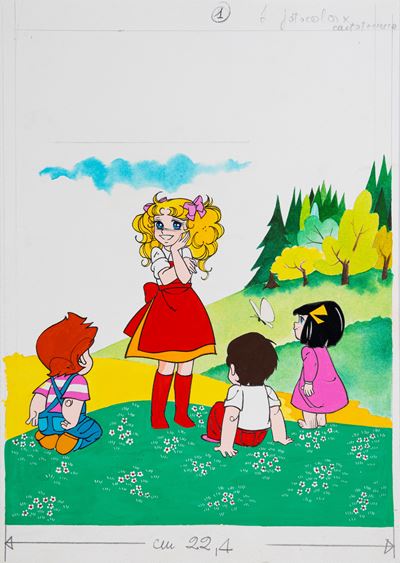 Candy Candy col disco – Addio, Annie (illustrazione originale, 1981)