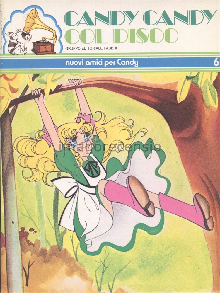 Sergio Frigerio - Candy Candy col disco - Nuovi amici per Candy (originale di copertina)