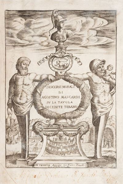 Discorsi Morali di Agostino Mascardi su la Tavola di Cebete Tebano