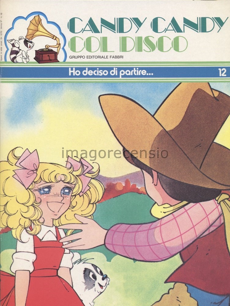 Sergio Frigerio - Candy Candy col disco - Ho deciso di partire…