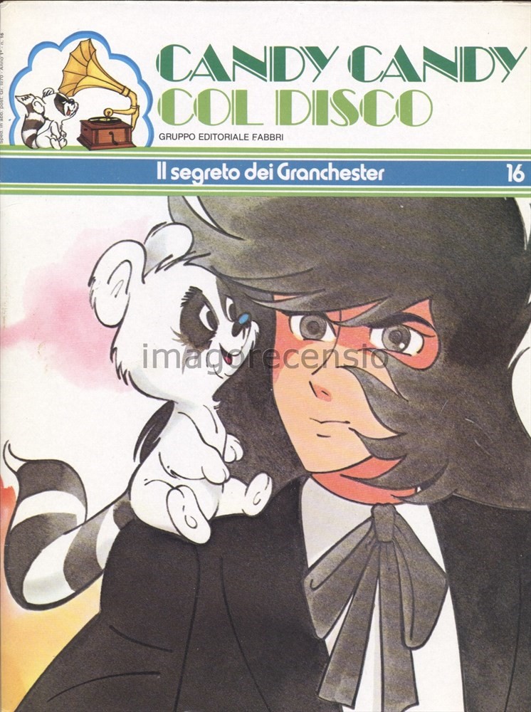 Sergio Frigerio - Candy Candy col disco – Il segreto di Granchester, originale di copertina
