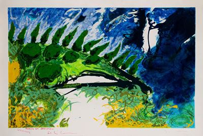 Paesaggio, serigrafia a colori (Bon à tirer)