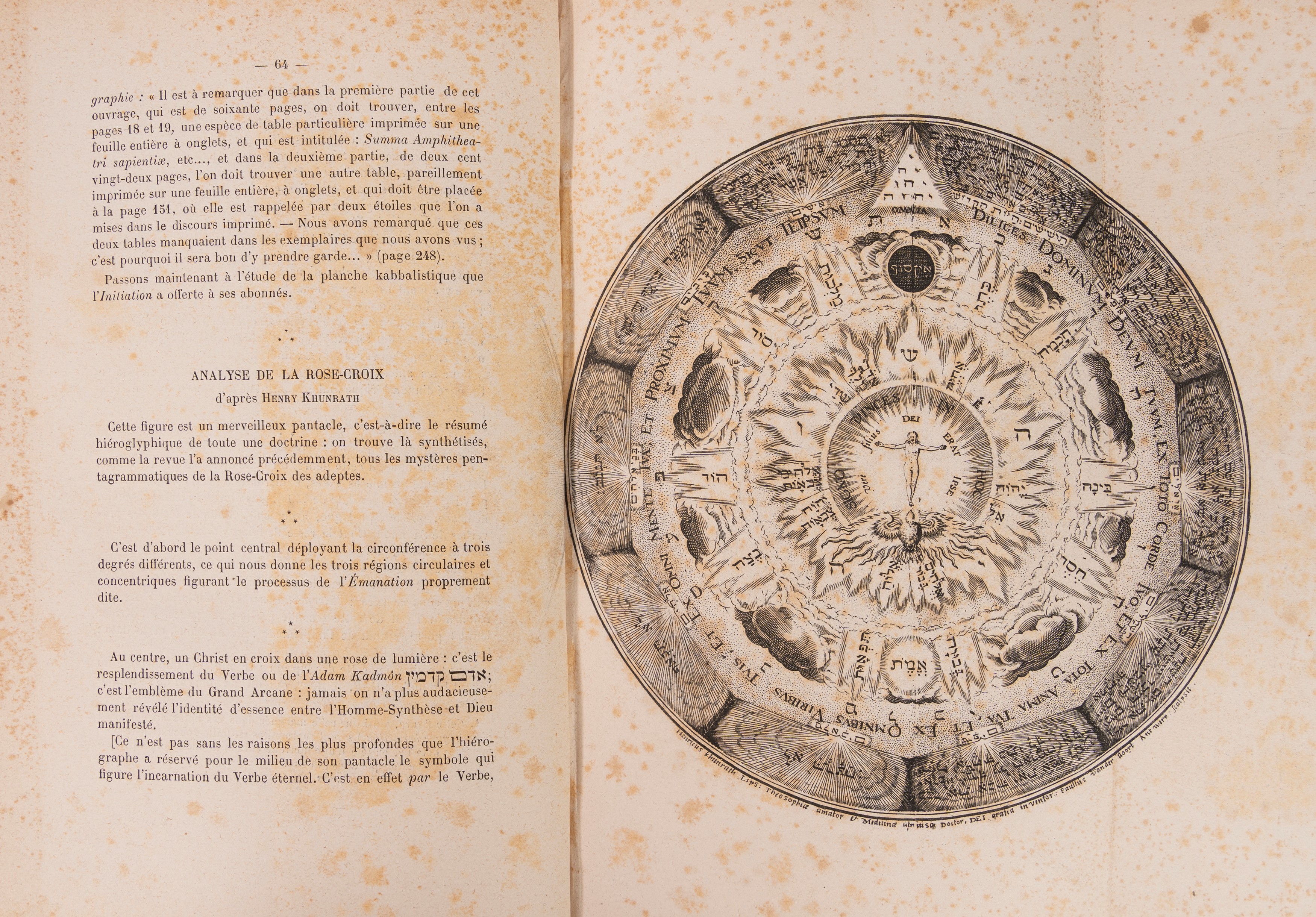 Papus - La Kabbale, ricchissima miscellanea di occultismo (Cabala, chiromanzia e tarocchi), 1892