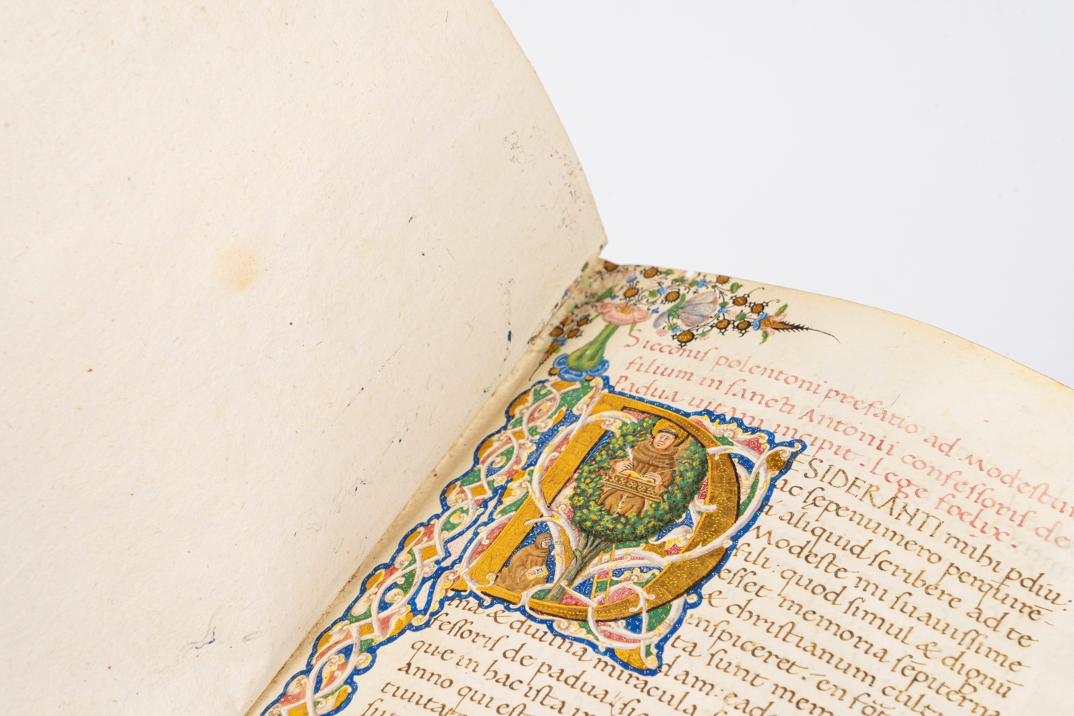 Sicconis Polentoni prefatio ad Modestum filium in Sancti Antonii confessoris de Padua vitam incip...