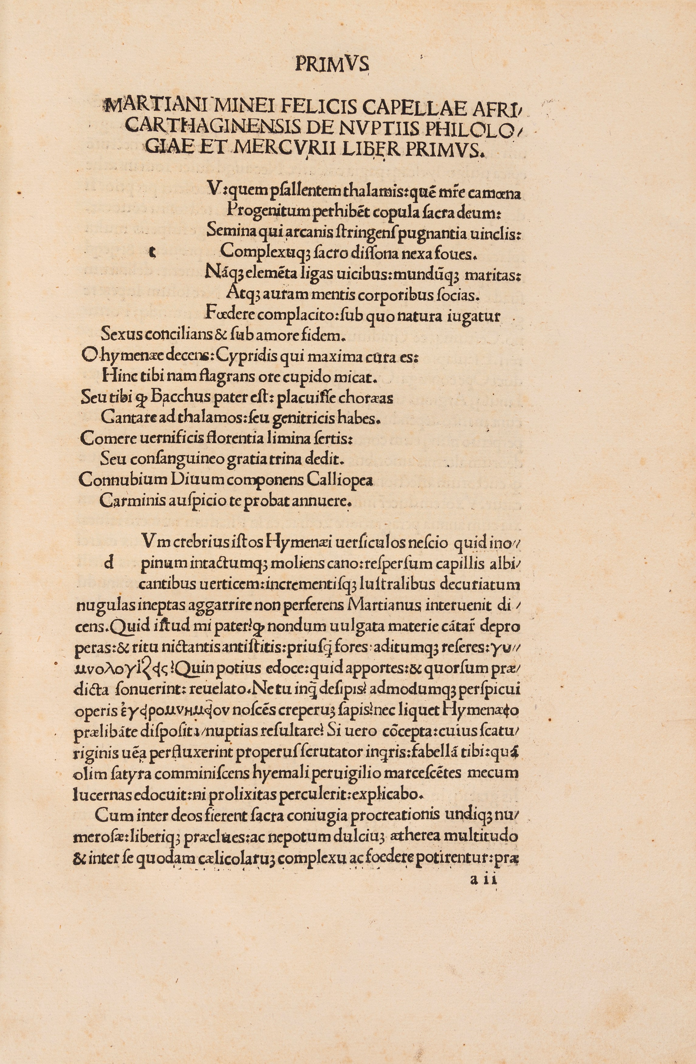 Opus Martiani Capella de Nuptijs Philologie et Mercurij libri duo.De Grammatica. De Dialectica. D...