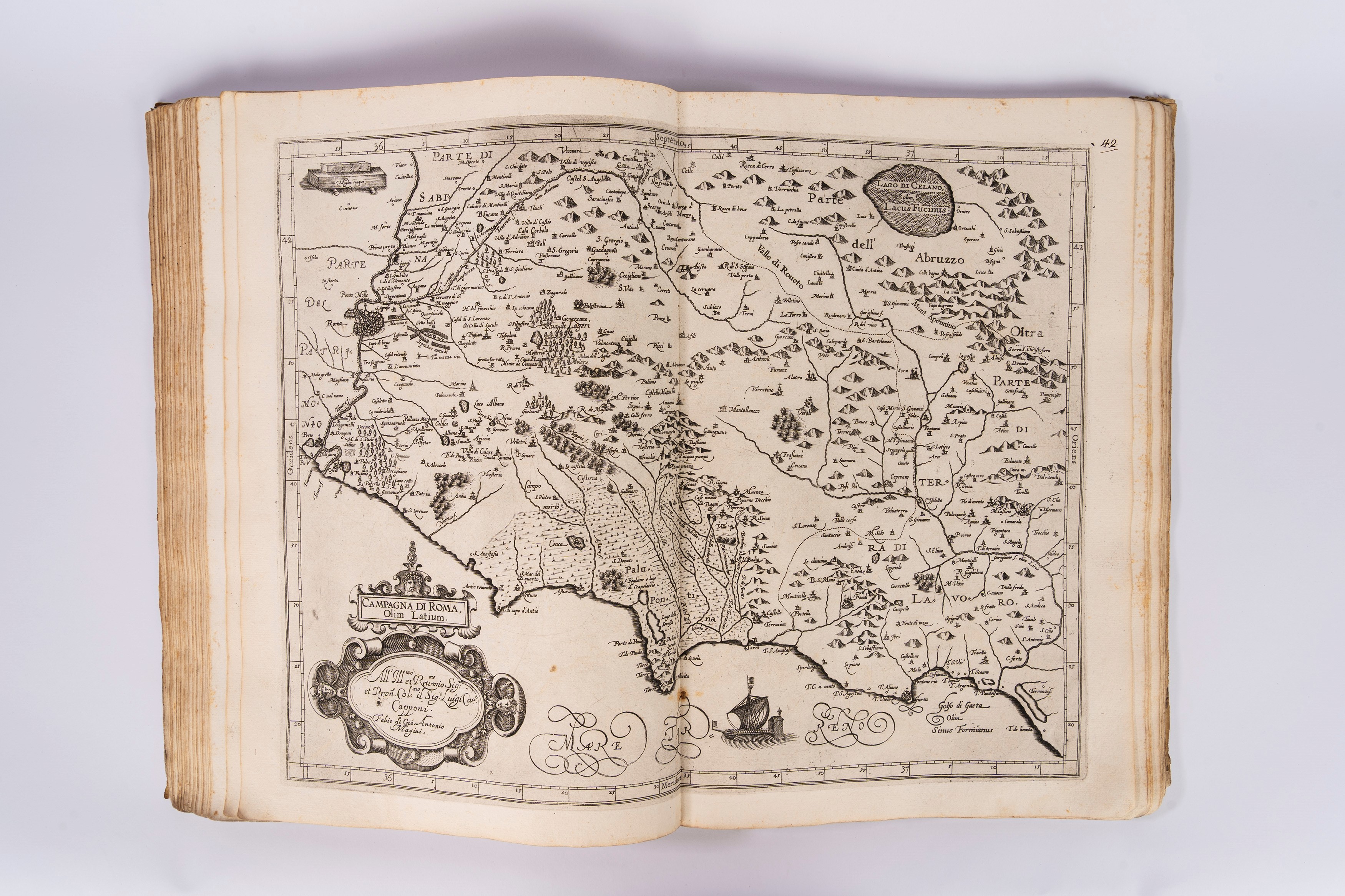 Italia di Gio. Ant. Magini data in luce da Fabio suo figliuolo al serenissimo Ferdinando Gonzaga ...