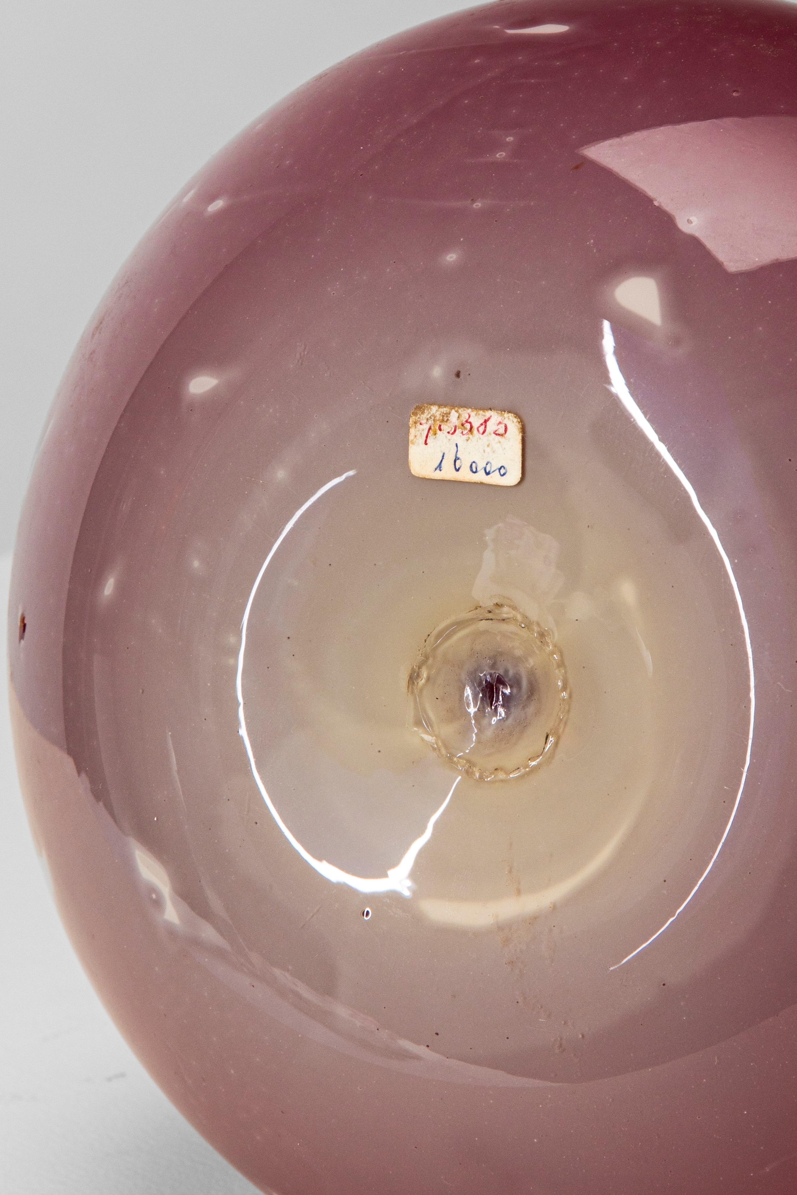 Seguso Vetri D’arte - Vaso incamiciato “Pesco oro”, vetro soffiato, 1937