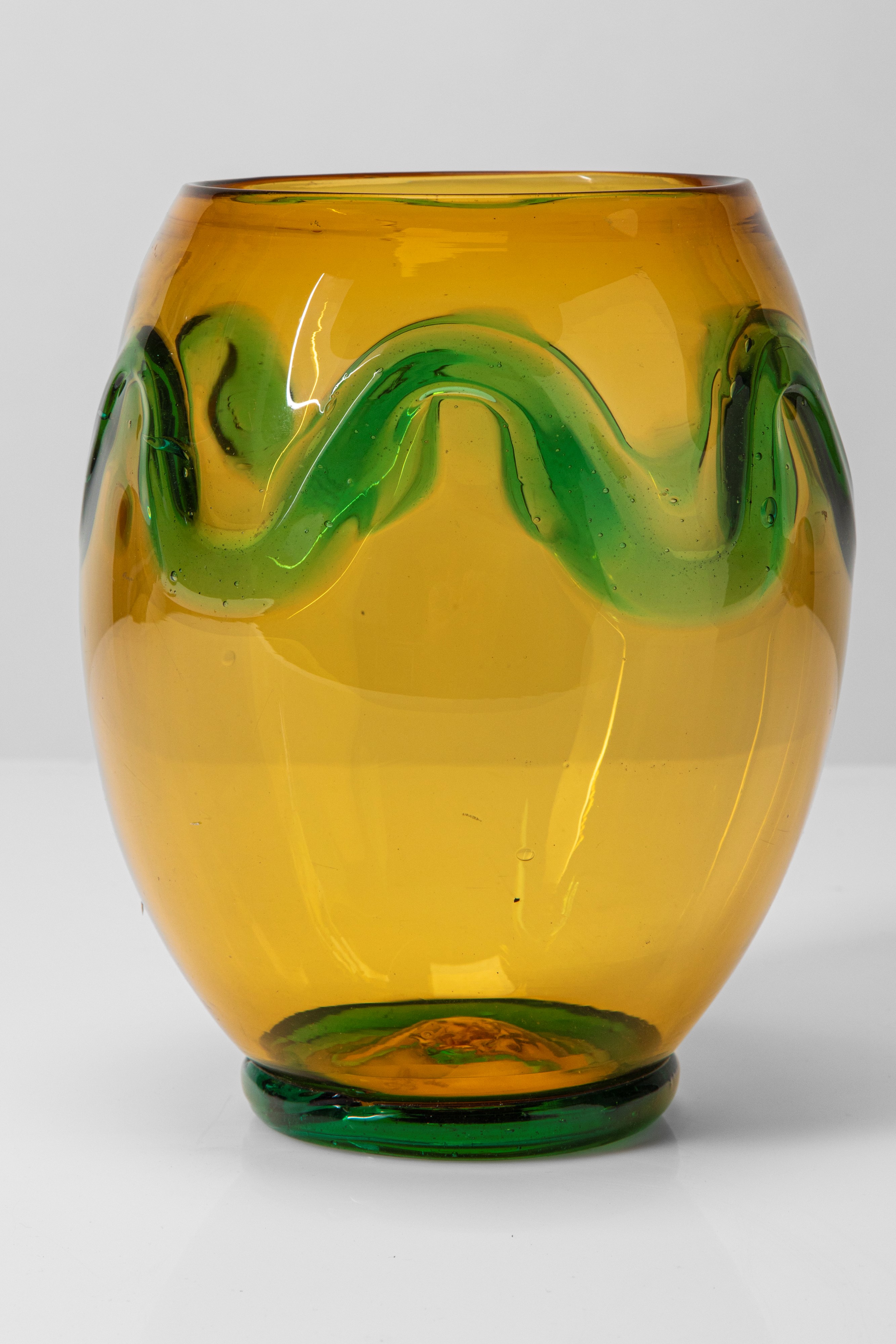 Vittorio Zecchin - Vaso modello 5179 MVM (no. 1628 CV), vetro soffiato decorato