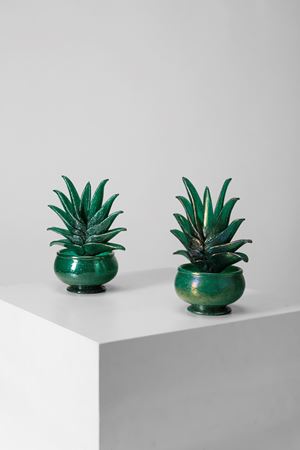Pair of succulent plants model no. 2470