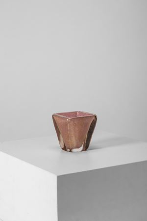 'Sommerso' glass vase