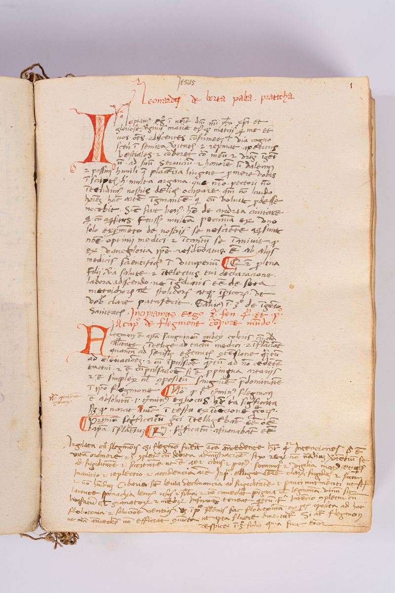 Leonardus de Berta Palia praticha [Chirurgia]