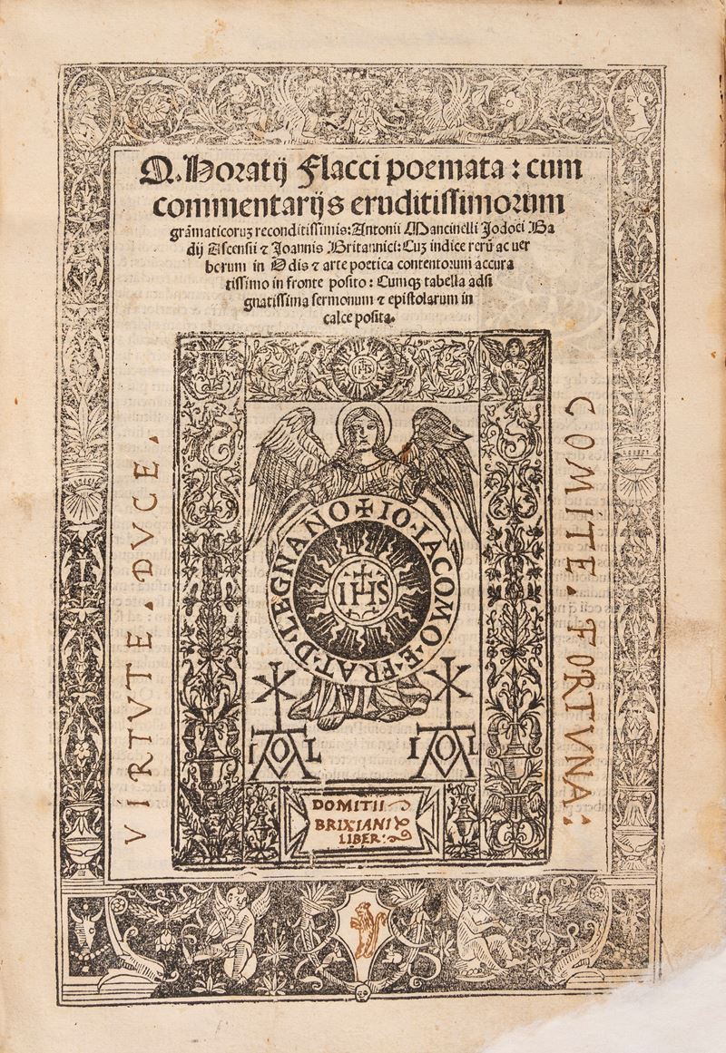 Q. Horatij Flacci poemata: cum commentarijs eruditissimorum grammaticorum reconditissimis Antonii...