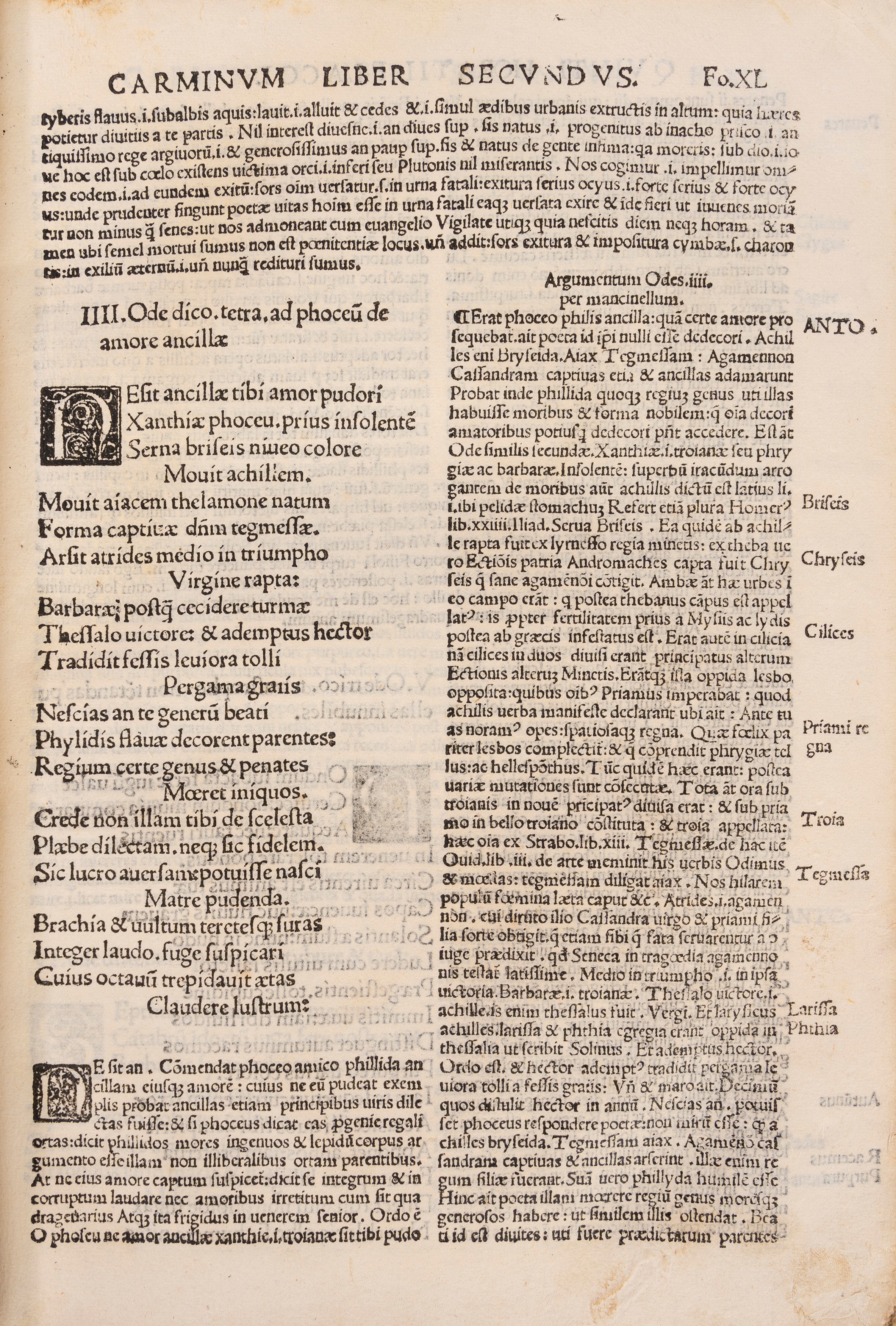 Q. Horatij Flacci poemata: cum commentarijs eruditissimorum grammaticorum reconditissimis Antonii...