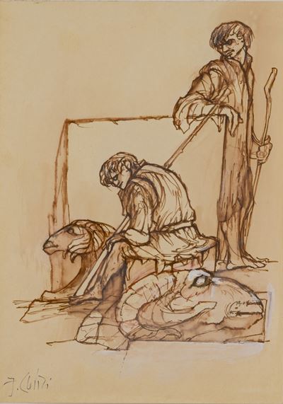 Arcadia (lotto di 2 opere), 1983
