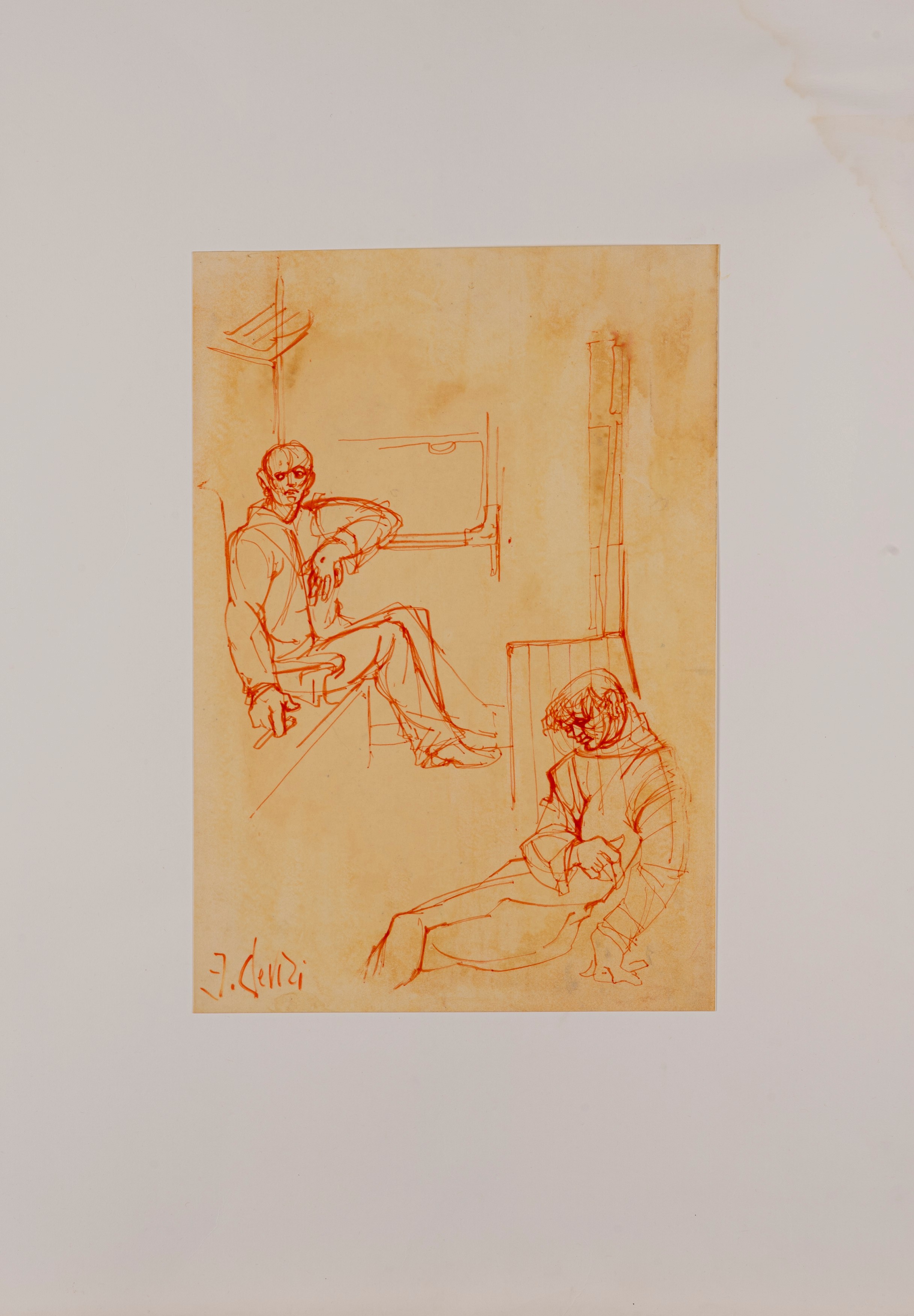 Fabrizio Clerici - Lotto di due disegni