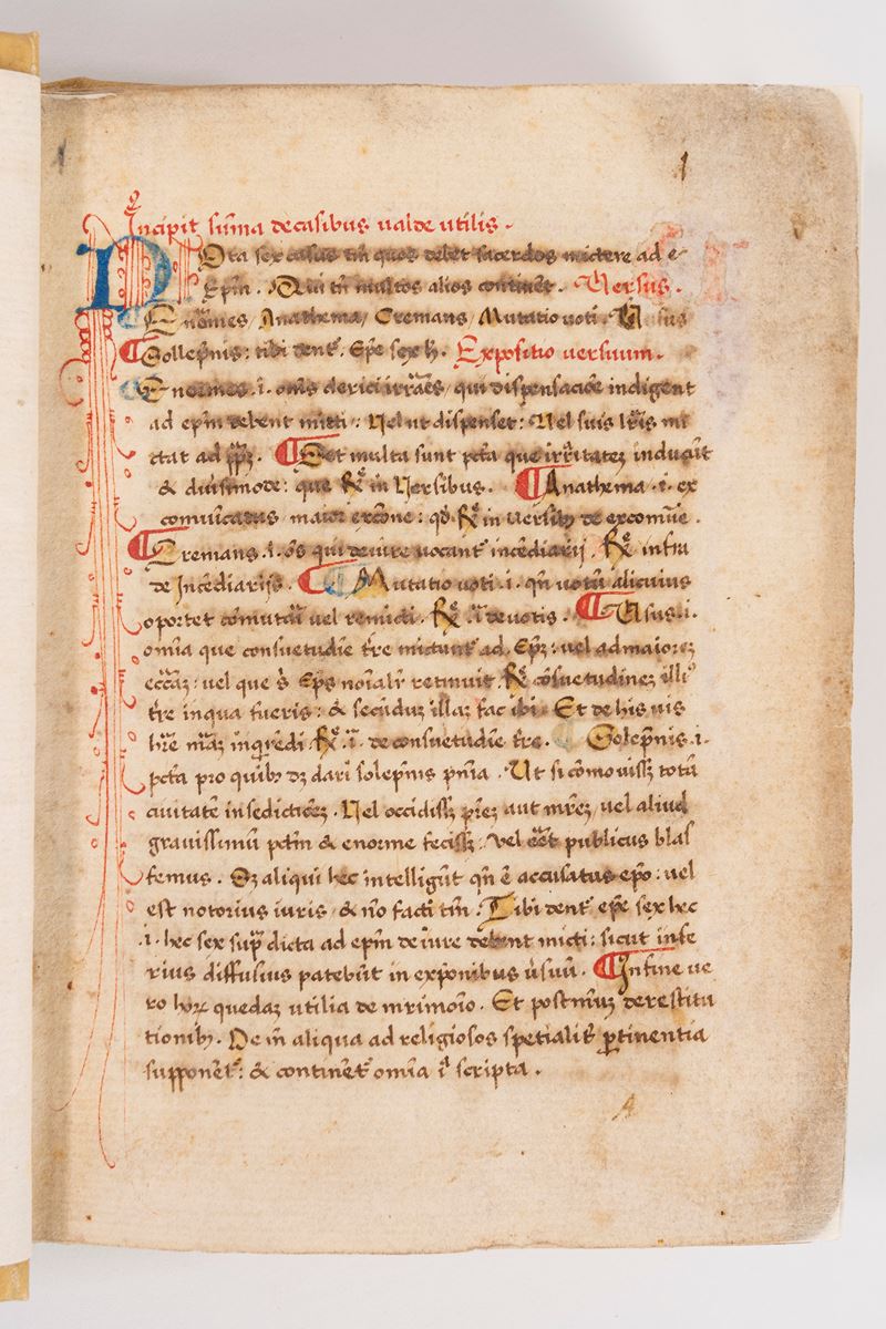 Summa de casibus valde utilis...- Decretum abreviaturum in quo planis et brevibus...continet tota...