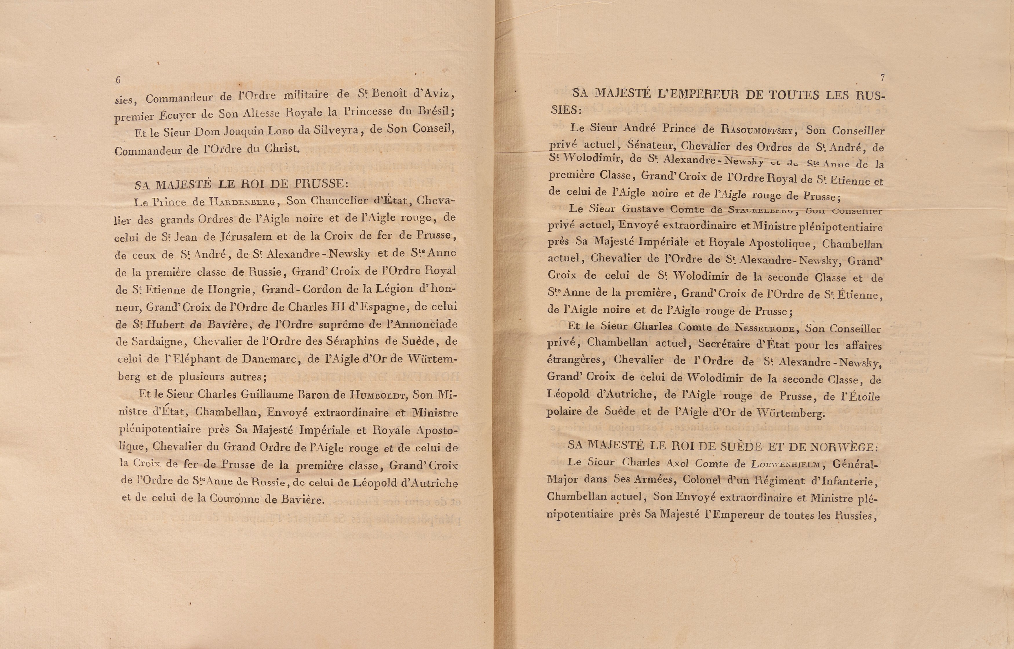 Atti del Congresso di Vienna (9 giugno 1815), edizione ufficiale con annesse, 1816