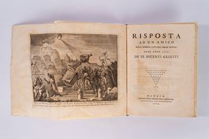 Risposta ad un amico sulla ricerca fattagli delle novita dell'anno 1772 de' sedicenti Gesuiti