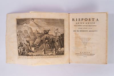 Anonimo, Risposta ad un amico sulla ricerca fattagli delle novità dell’anno 1772 de’ sedicenti Ge...