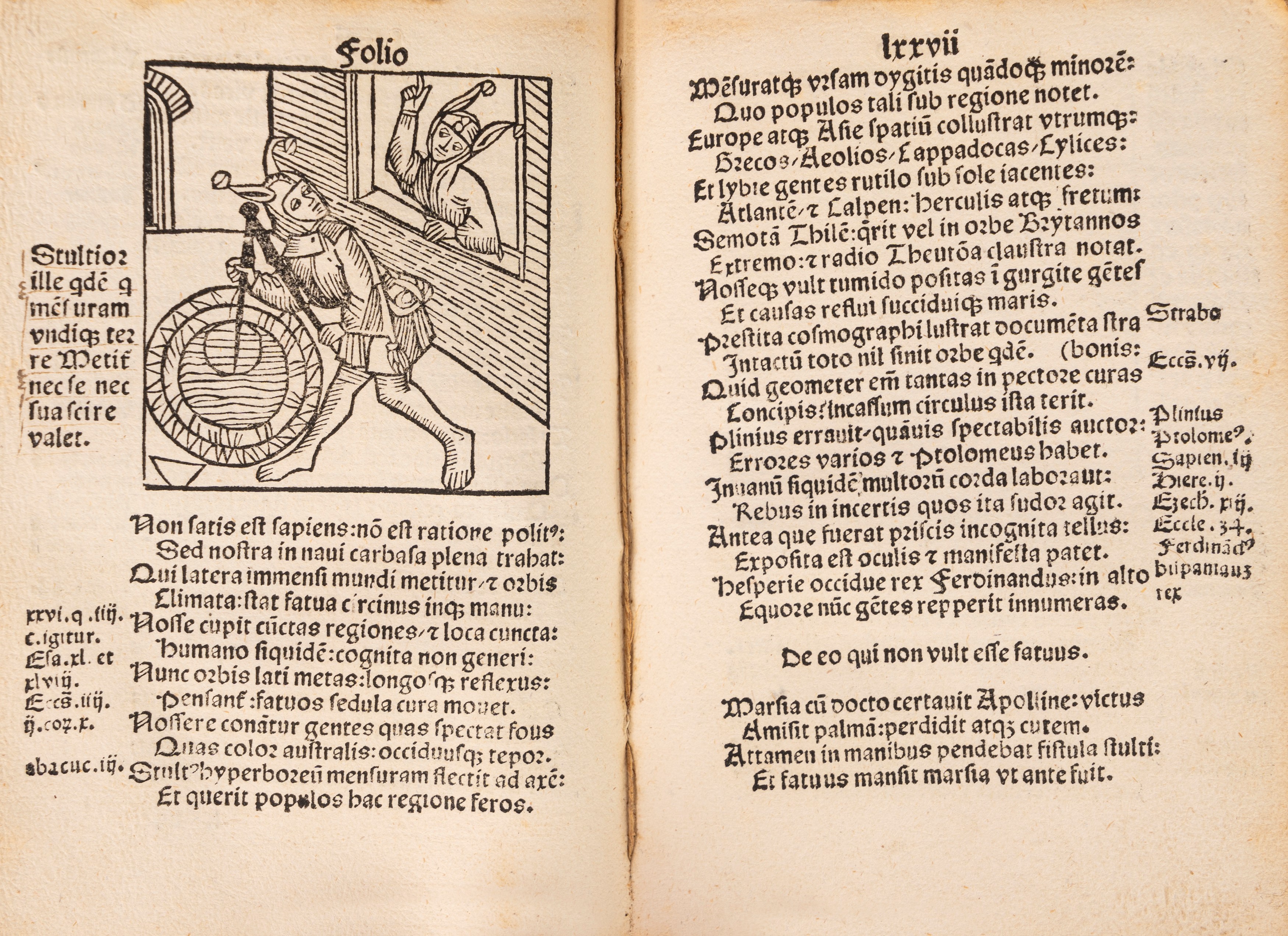 Das Narrenschiff [Latino] Stultifera navis. Traduzione: Jacobus Locher Philomusus