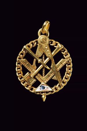 Piccolo ciondolo massonico in oro