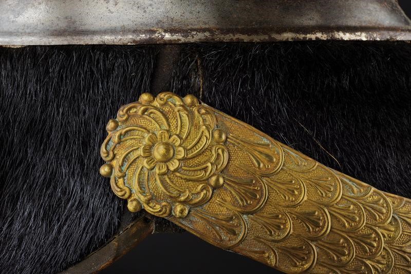 Elmo per truppa di cavalleria, epoca Umberto I