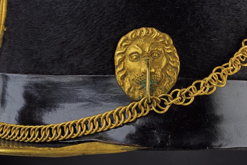 Shako per corpo di artiglieria a piedi