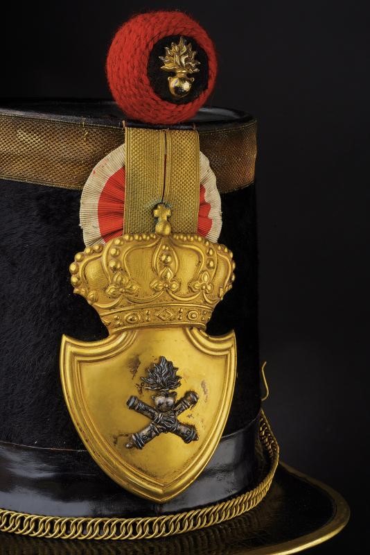 Shako per corpo di artiglieria a piedi