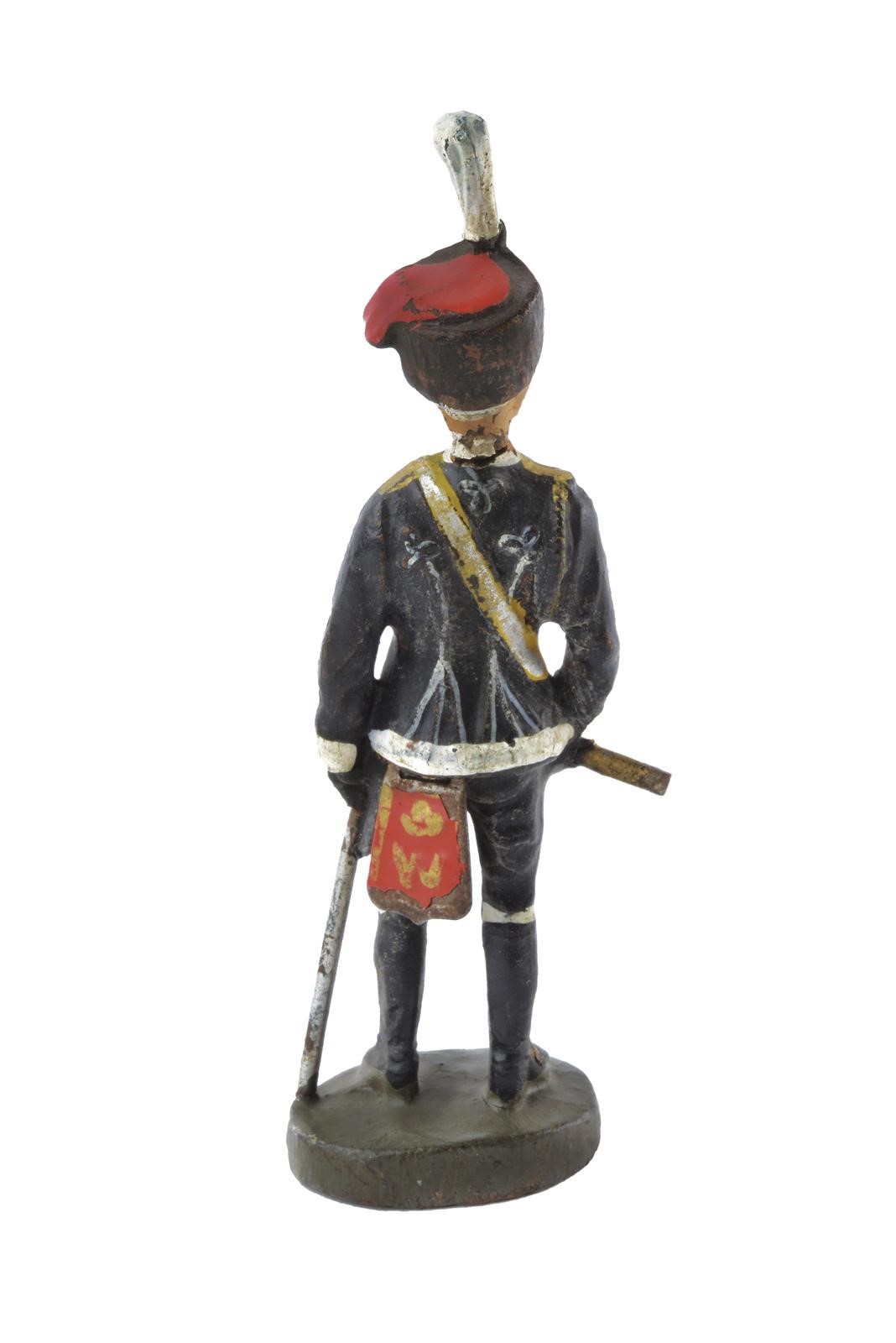 Personaggio Elastolin, Feldmaresciallo von Mackensen in uniforme da ussaro, pasta policroma