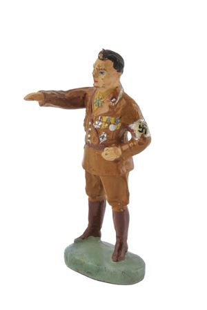 An Elastolin toy soldier