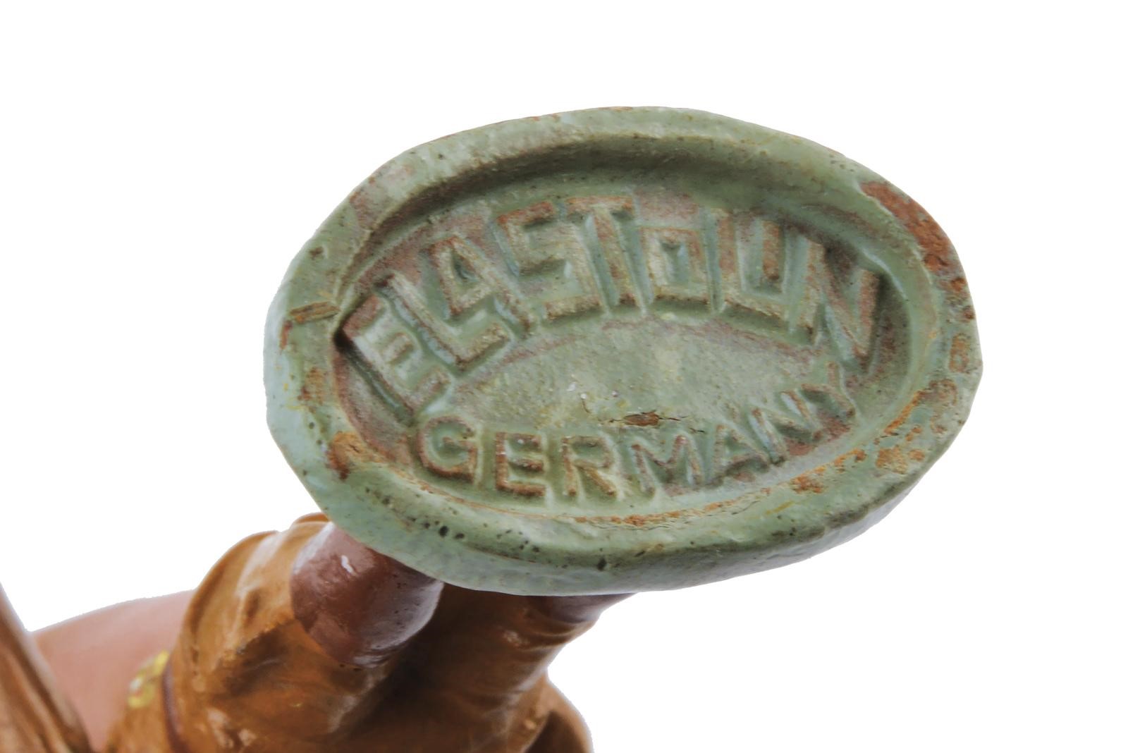 Personaggio Elastolin (Hess), figura in pasta policroma, Germania, circa 1940