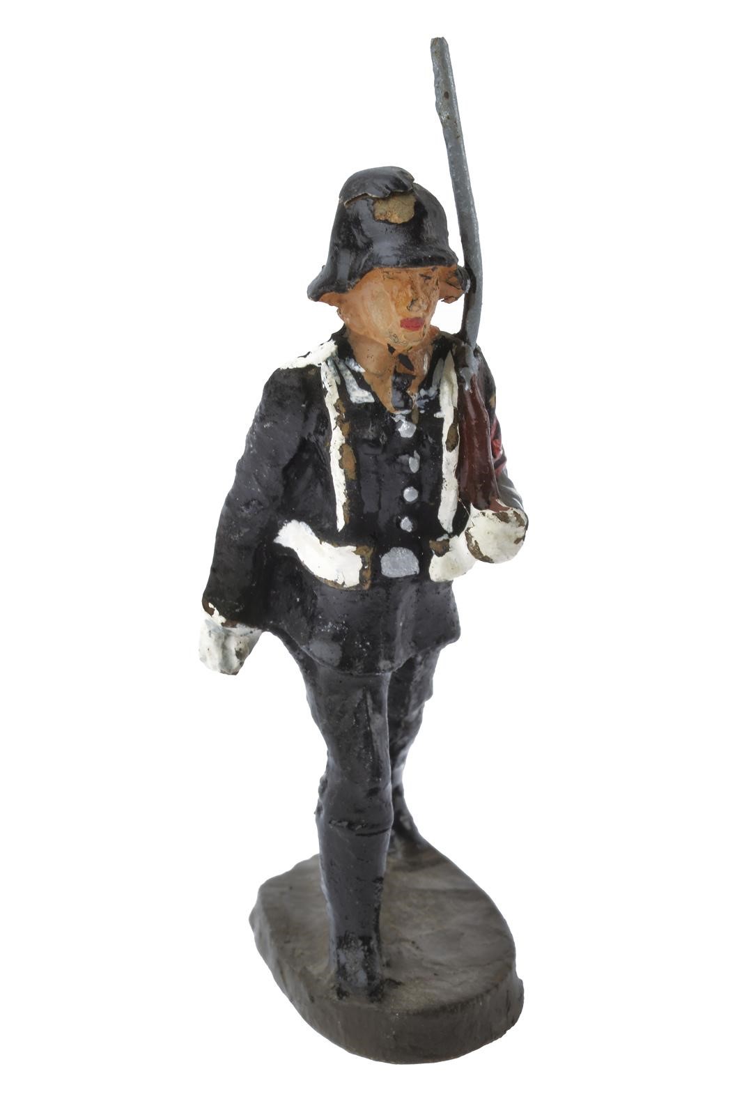 Elastolin, Figura di soldati delle SS con ufficiale e musicisti, policromia (Germania, 1940 circa...