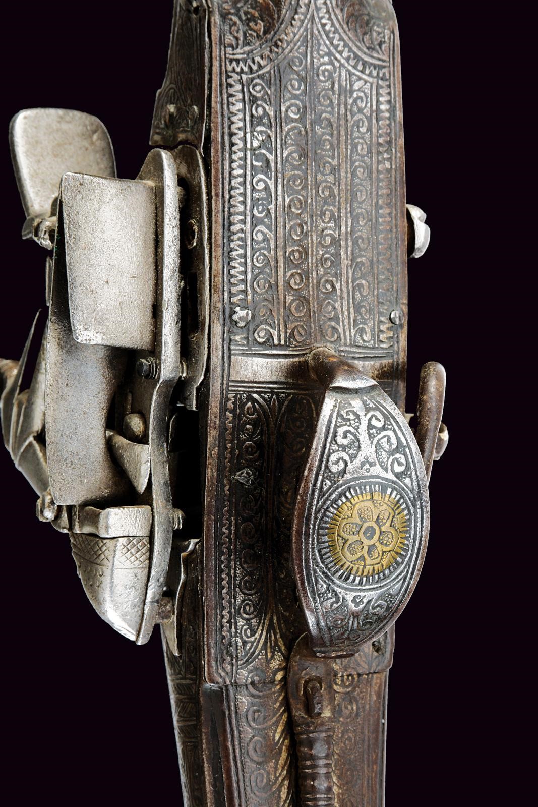 Militaria del XIX secolo, Fucile alla morlacca con canna a due ordini e punzone arabo