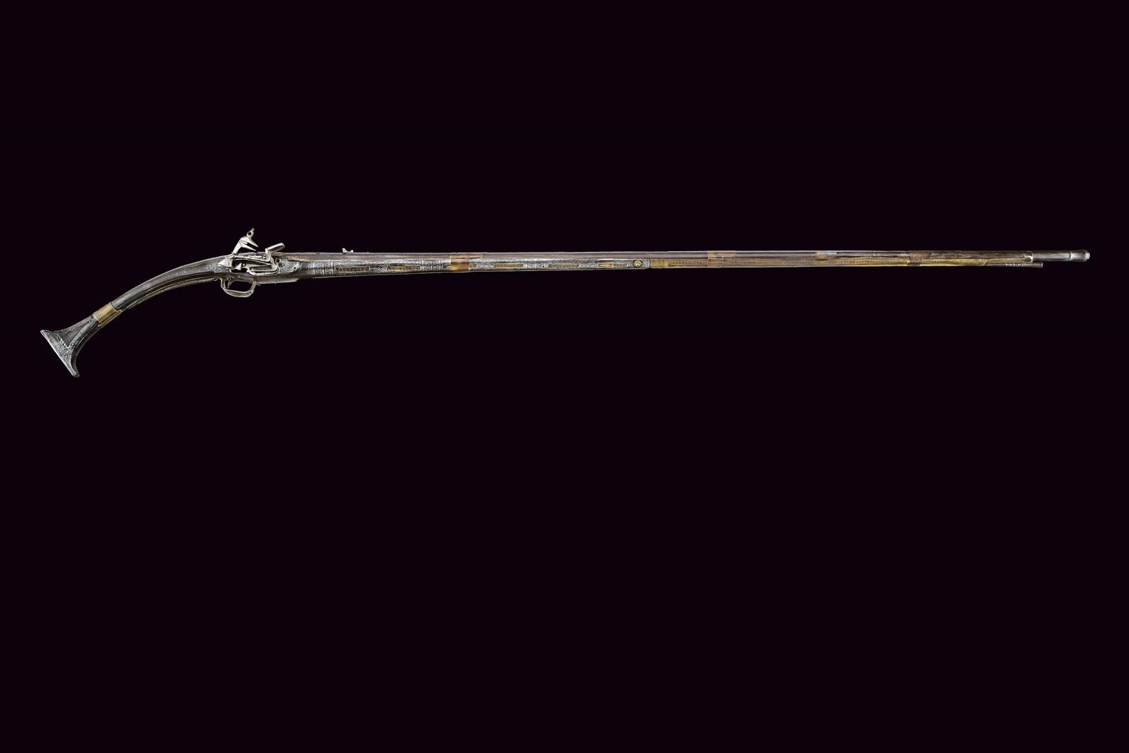 Militaria del XIX secolo, Fucile alla morlacca con canna a due ordini e punzone arabo