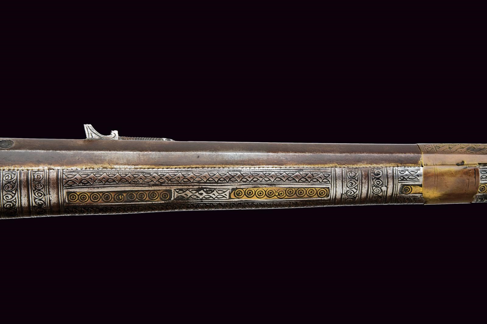 Militaria del XIX secolo, Fucile alla morlacca con canna a due ordini e punzone arabo