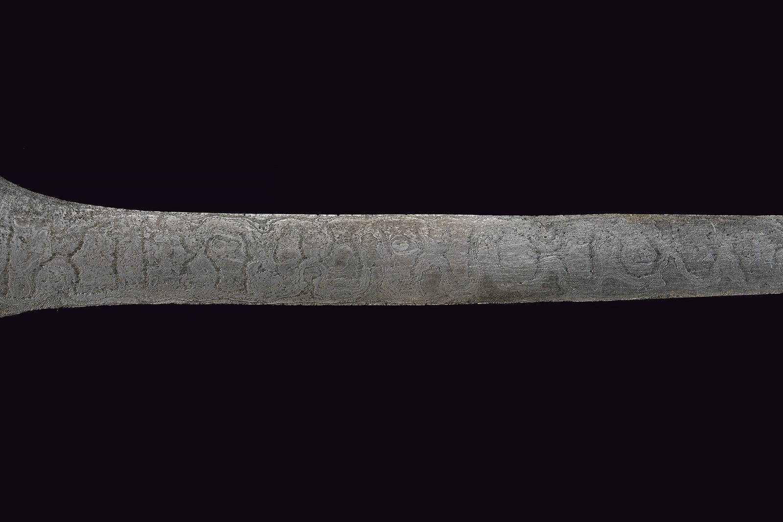 Kris, lama in fine pamor con ornati in argento dorato (Surakarta), XV–XIX secolo