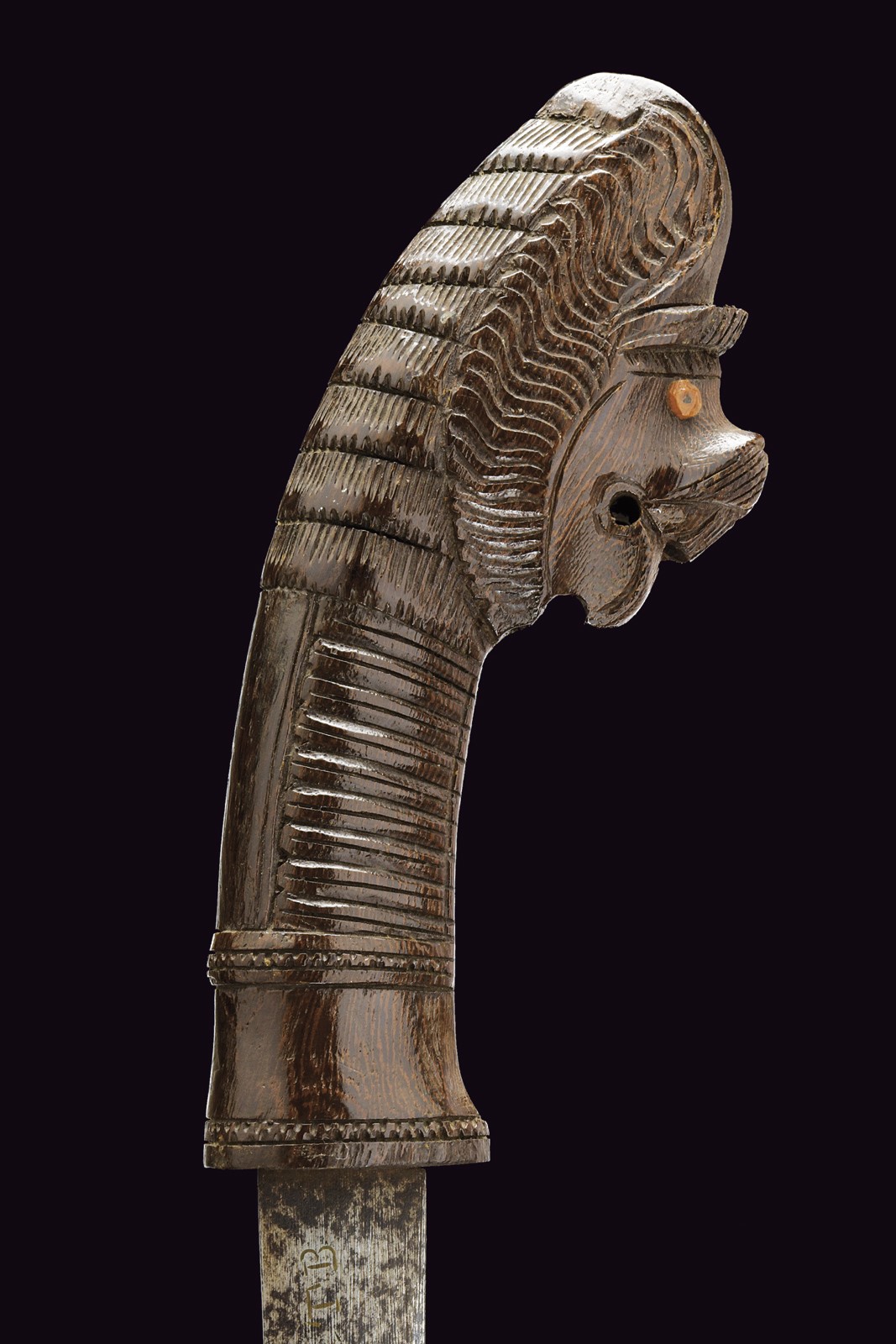 Parang sumatrano, lama dritta a un filo con scanalature, fine del XIX secolo