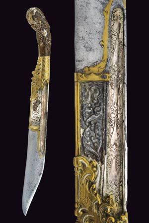 A beautiful silver-mounted Piha-kaetta
