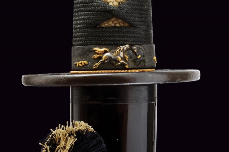 Scola Ko-Mihara (attrib.), Katana, periodo Nanbokuchō (1336-1392)