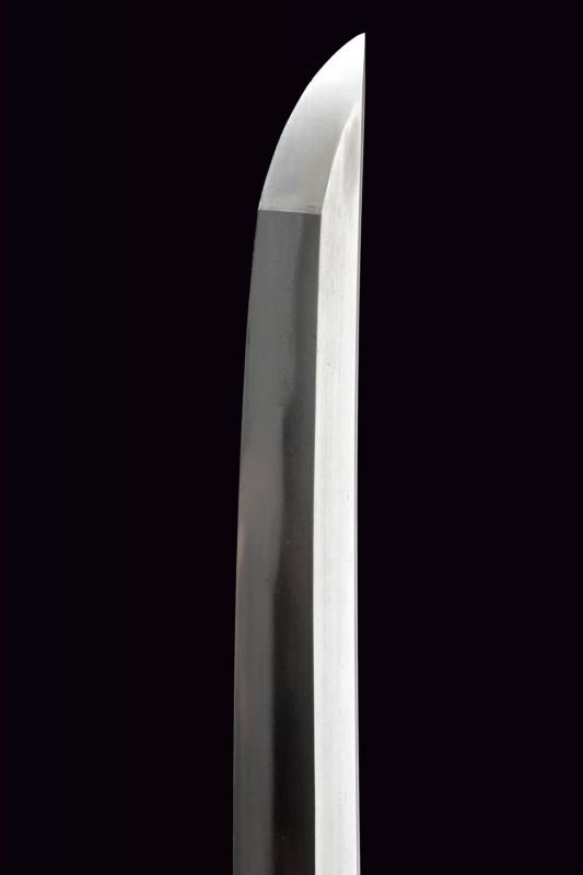 Fujiwara Tadahiro, Katana firmata Hizen no Kuni no jū Ōmi Daijō, periodo Edo (1603-1867)