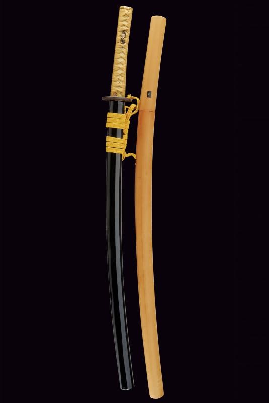 Fujiwara Tadahiro, Katana firmata Hizen no Kuni no jū Ōmi Daijō, periodo Edo (1603-1867)