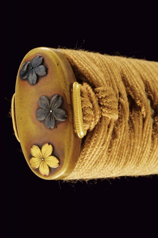 Fujiwara Tadahiro, Katana firmata Hizen no Kuni no jū Ōmi Daijō, periodo Edo (1603-1867)