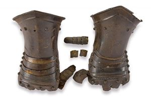 A pair of gauntlets