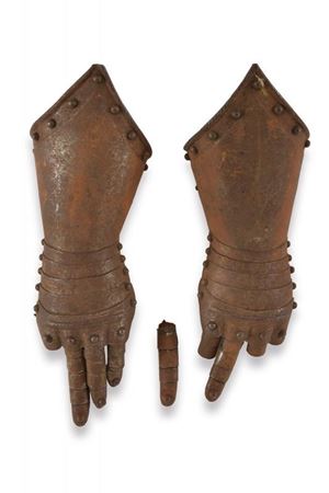 A pair of gauntlets