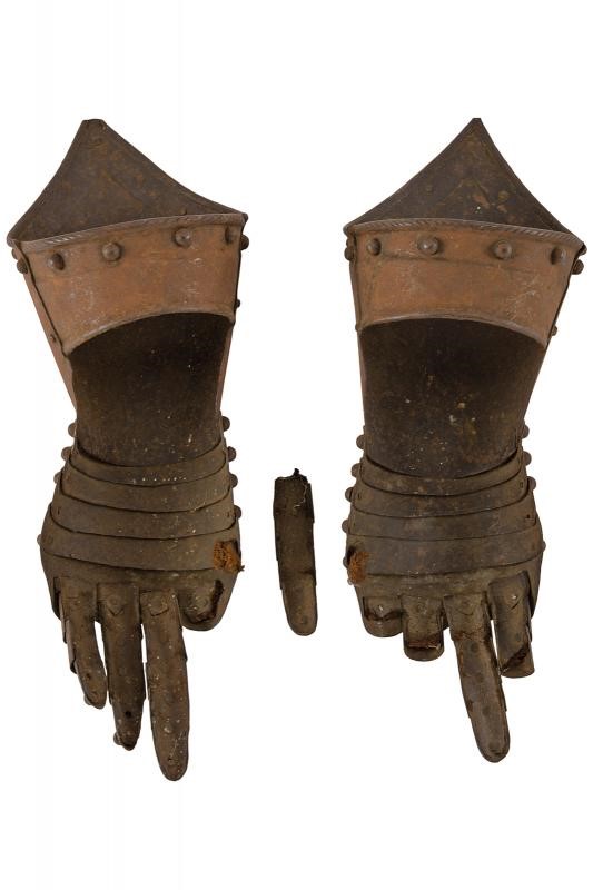 Manopole in ferro, lavorazione tardo rinascimentale (Germania, ca. XVI secolo)