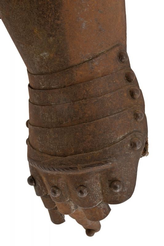 Manopole in ferro, lavorazione tardo rinascimentale (Germania, ca. XVI secolo)